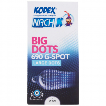 کاندوم خاردار Big Dots کدکس 10 عددی
